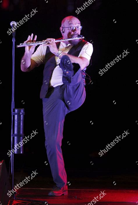 Scottish Singer Flutist Composer Ian Anderson Editorial Stock Photo