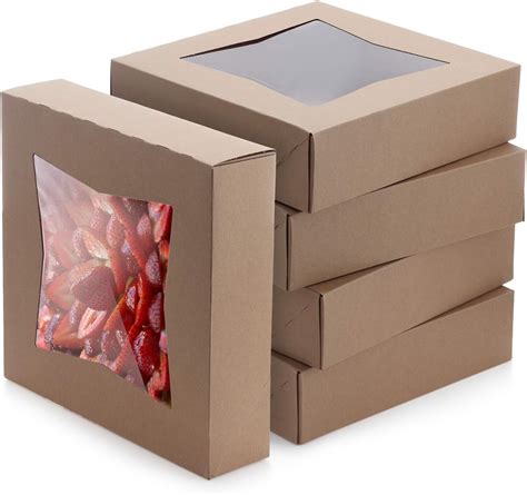 Amazon StarMar 9 Inch Pie Boxes 12 Pack 9 X 9 Pie Box With Clear