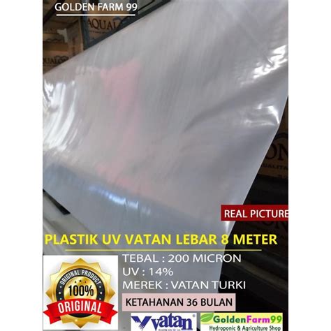 Jual Jual Plastik Uv Vatan Turkey Lebar Meter Micron Kode