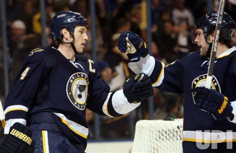 Photo: St. Louis Blues David Backes and Eric Brewer - SLP2010010218 ...