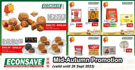 Econsave Mid Autumn Festival Promotion Save Big On Mooncakes Snacks