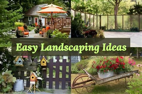 Easy Landscaping Ideas: 30 Effortless Garden Transformations