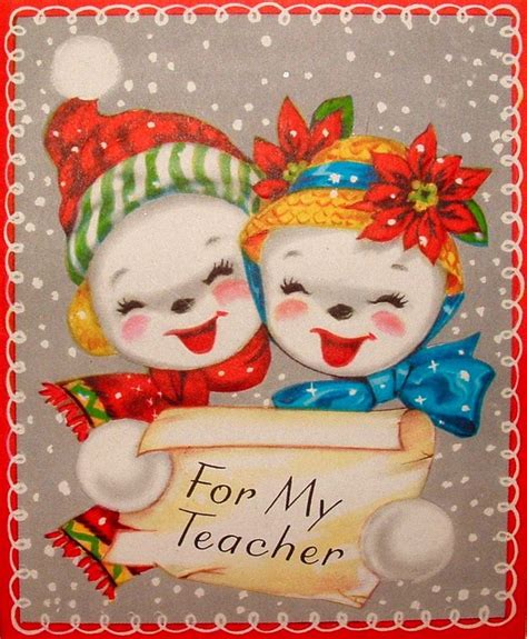 25+ Christmas Card for a Teacher to Wish Merry Christmas | Новогодние ...