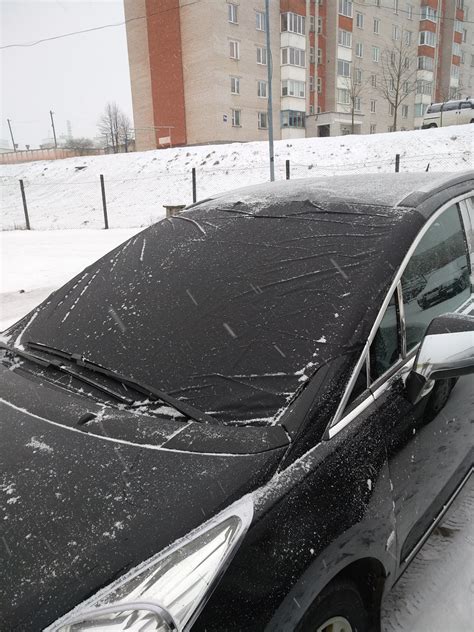 Накидка на лобовое стекло. — Peugeot 5008 (1G), 1,6 л., 2011 года ...