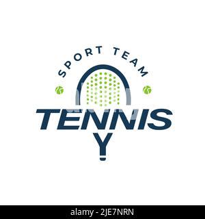 Tennis Racket With Ball Sign Icon Template Black Color Editable Tennis