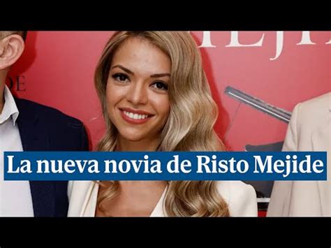 Descubre quién es la nueva novia de Risto Mejide Una historia de amor