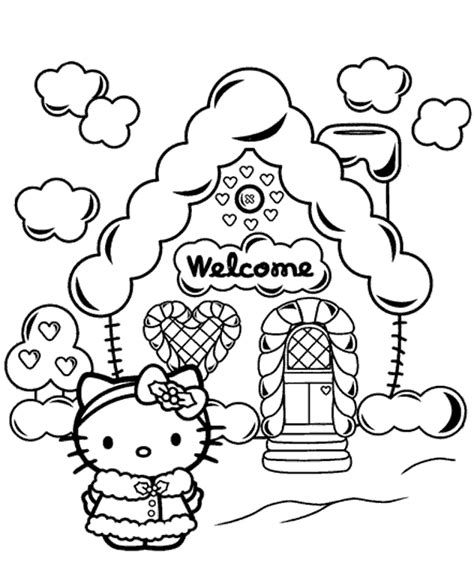 Hello Kitty colouring books 17 to print or download for free