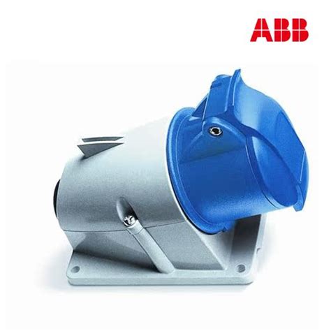 【ABB】工业连接器三极墙装工业插座216RS6 16A_abb官方旗舰店