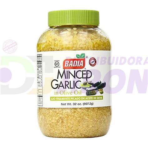 Ajo Molido En Aceite De Olivo Badia Oz Distribuidora Jir N