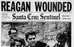 Today in Media History: Coverage of the 1981 assassination attempt against President Reagan ...