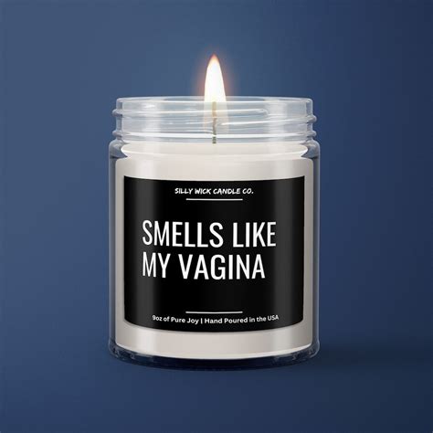 Smells Like My Vagina Candle Funny Valentines Day T For Her Or Him