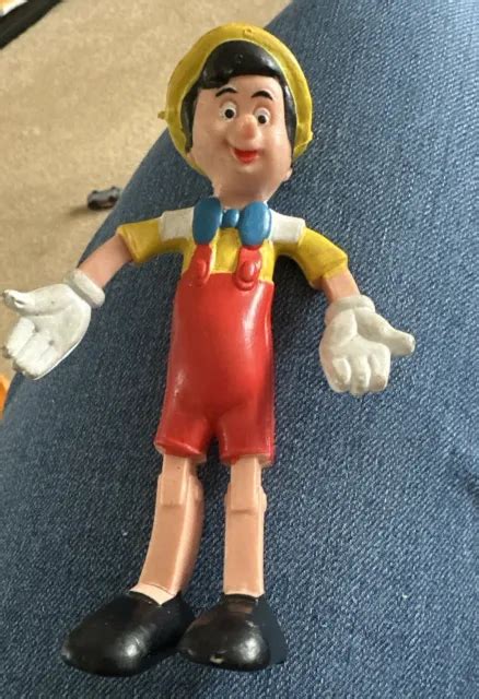 Vintage Walt Disney Bendable Pinocchio Figure By Durham Industries Inc