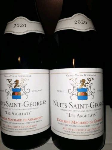 2020 Domaine Machard De Gramont Nuits Saint Georges Les Argillats