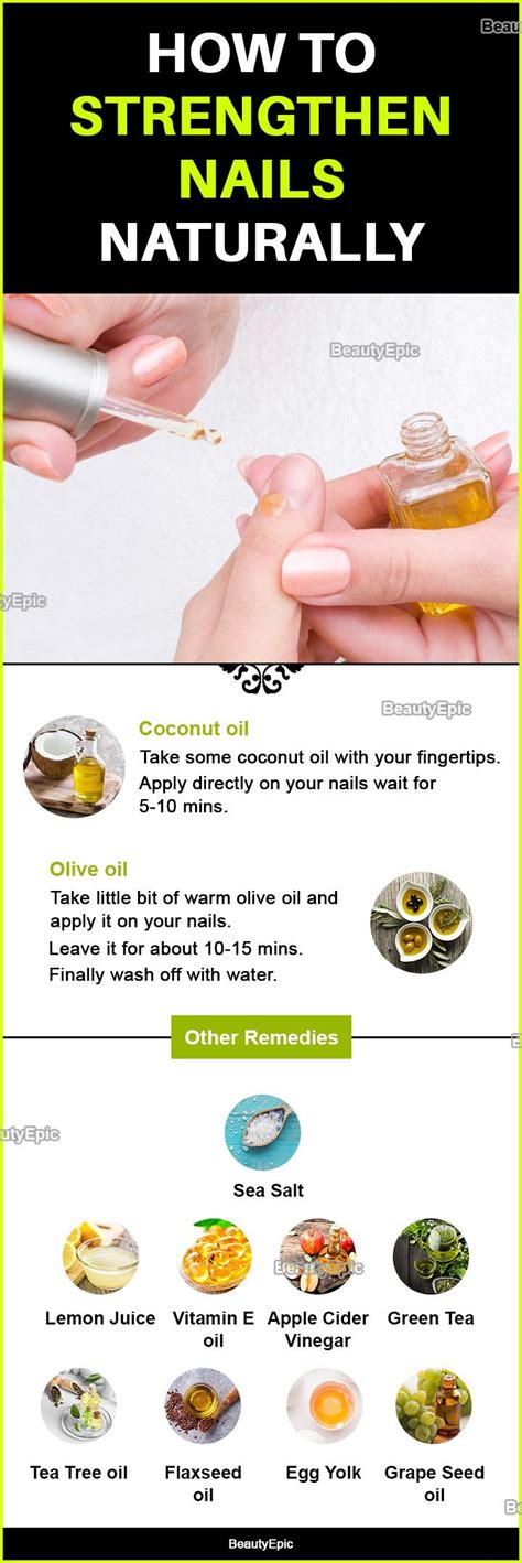 How To Strengthen Nails Naturally Grow Nails Faster How To Grow Nails