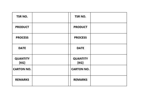 Product Label Template | PDF