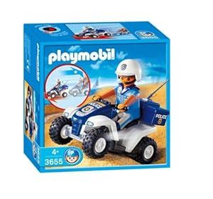 Playmobil Polic A Con Quad Amazon Es Juguetes Y Juegos