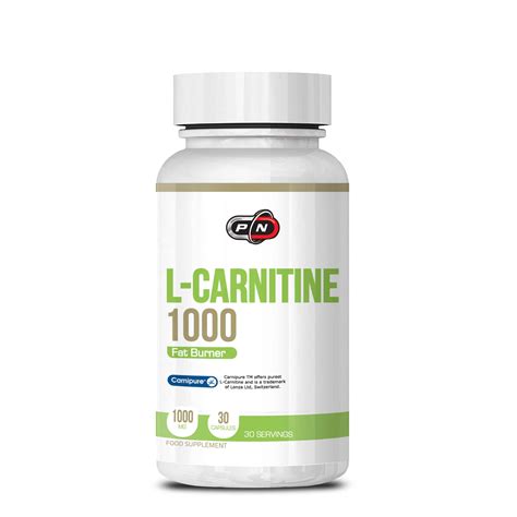 Pure Nutrition L Carnitine Л Карнитин 1000 Мг 30 Капсули Онлайн