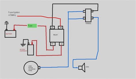 Relay Wiring Diagram For Air Horns