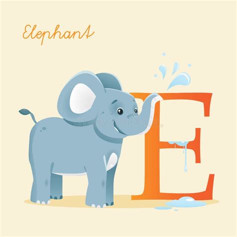 Letra Animal Do Alfabeto E Ilustração do Vetor Ilustração de flor