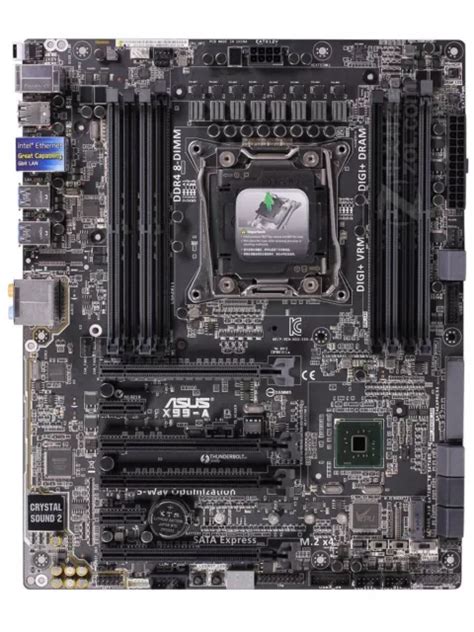 ASUS X99 A CARTE Mère Intel X99 LGA 2011 V3 ATX Mémoire Jusque 64G