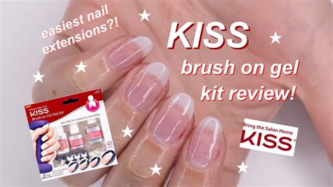 Kiss Brush On Gel Nail Kit Review Youtube