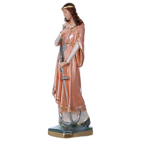 Statua Santa Filomena Gesso Madreperlato 30 Cm Vendita Online Su Holyart