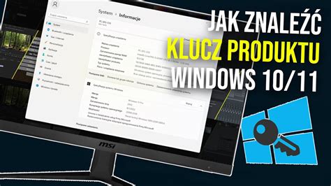 Jak znaleźć klucz produktu Windows 11 10 Jak sprawdzić klucz Windows