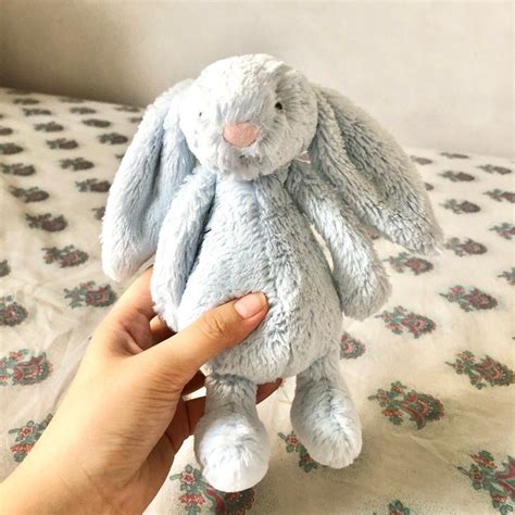 Jellycat Bashful Blue Bunny Rattle Hobbies And Toys Toys And Games On