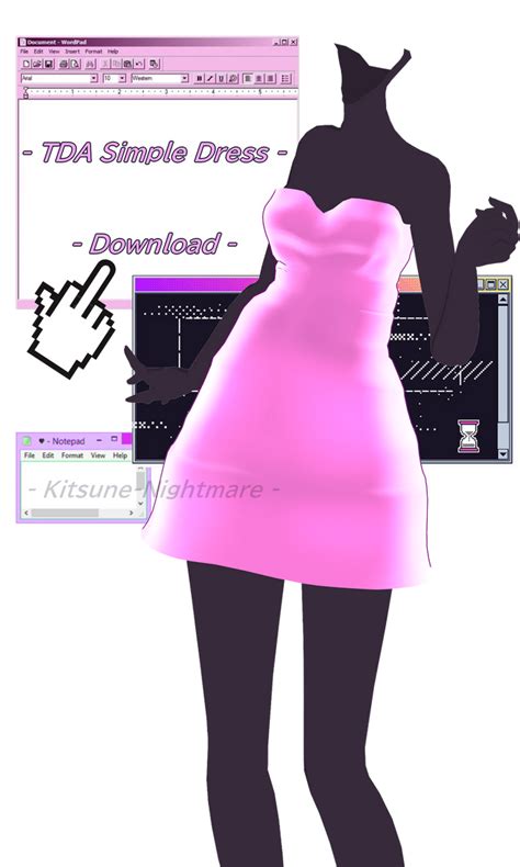 Pmx Mmd Simple Dress Download By Kitsunenokiba On Deviantart