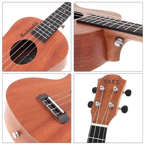 Yael Pulgadas Ukulele Sapele De Madera Tenor Uk Grandado