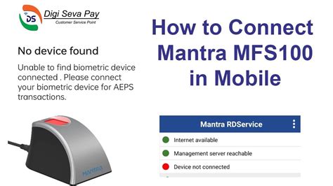 How To Connect Mantra MSF 100 In Mobile Easy Steps Bio Metric Device