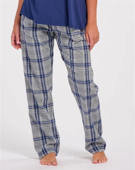 Boxercraft Womens Haley Oxford Heather Navy Kingston Plaid Flannel