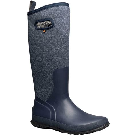 Ladies Bogs Oxford Tall Navy Waterproof Insulated Boots Wellies 78790 Hirst Footwear