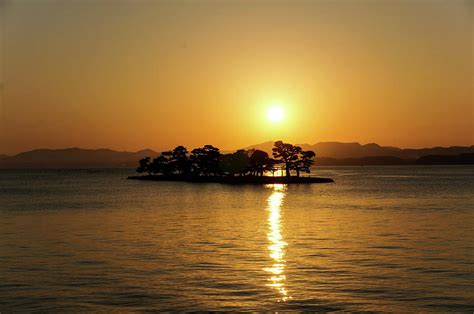 Sunset at Lake Shinji, Japan Photograph by Matariki Studio - Pixels