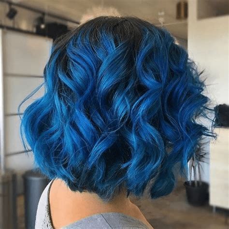 How To Rock The Blue Hair Trend Hairstyles Weekly