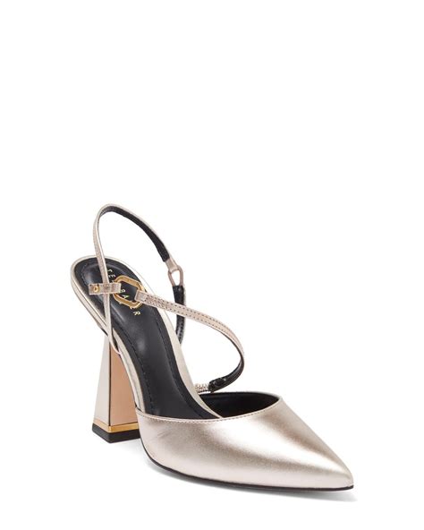 Ted Baker Coriana Metallic Slingback Pump Lyst