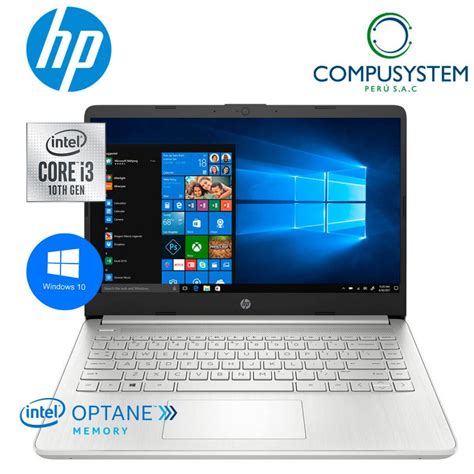 LAPTOP HP 14 DQ1001LA 14 HD INTEL CORE I3 1005G1 256GB SSD 16GB