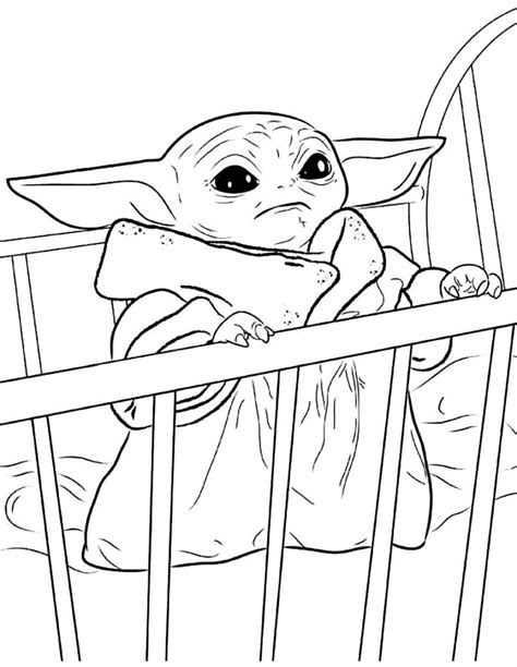 Desenhos Do Baby Yoda Para Colorir Pop Lembrancinhas