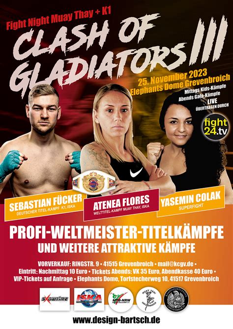 Clash Of Gladiators 3 FIGHTEVENTS DE