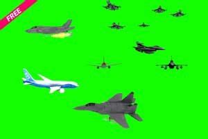 3D Plane Animation - Pack Of 8 - Free Template Shop