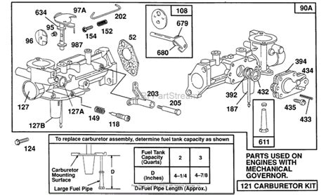 Briggs Stratton Lawn Mower Carburetor Diagram Briggs And Str