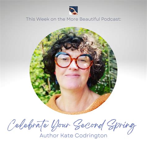 More Beautiful Podcasts Embrace Menopause Kate Codrington