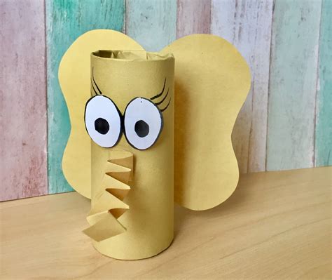 Toilet Paper Roll Elephant Craft Elephant Crafts Construction Paper