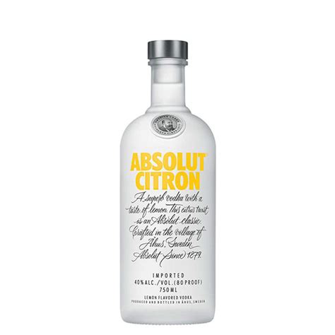 Absolut Vodka Citron Ml Delivery Nairobi Vintage