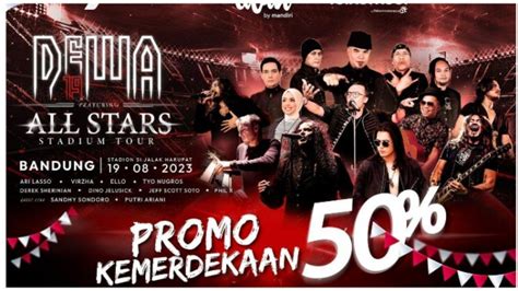 Jadwal Konser Dewa All Star Bandung Cek Harga Tiket Promo