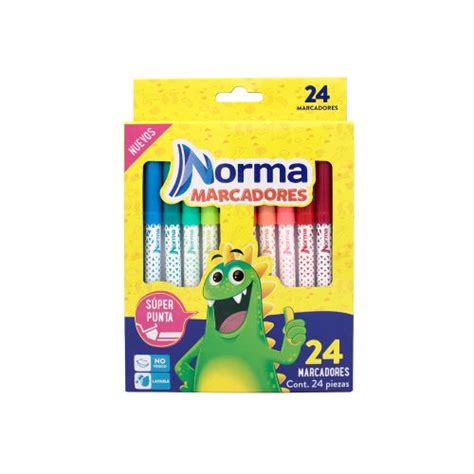 Plumones Lavable Norma Unidades