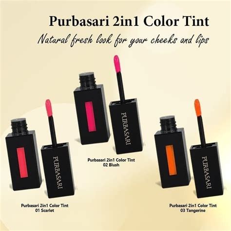 Jual Purbasari 2in1 Color Tint Hydra Series Cheek And Lip Tint Shopee