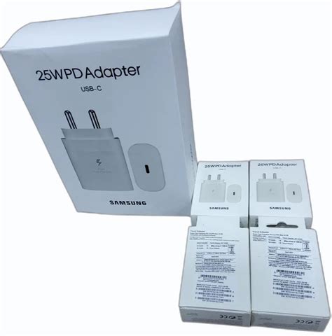 ABS Plastic Samsung 25 W PD Adapter, For Electronic Instruments, Black ...