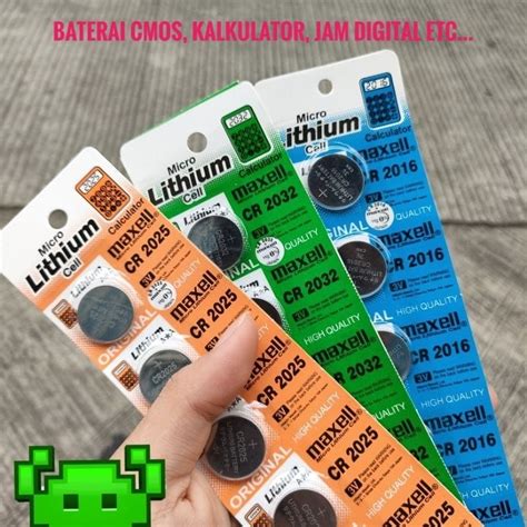 Jual Baterai Lithium V Cmos Cr Cr Cr Cr Cr Cr