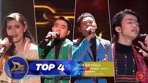 Hasil D Academy Tadi Malam Top Nasib Peserta Yang Terancam Dengan